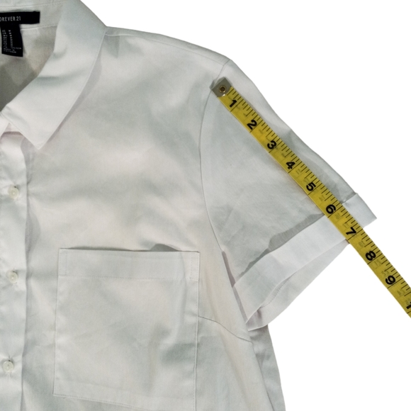 NWOT | Forever 21 Women's Button Down T-shirt | US M - Picture 4 of 4